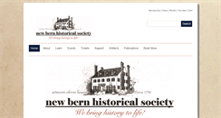 Desktop Screenshot of newbernhistorical.org