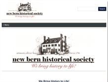 Tablet Screenshot of newbernhistorical.org